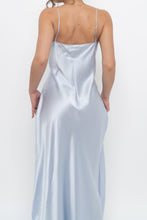 Load image into Gallery viewer, BANANA REPUBLIC x Baby Blue Silk Maxi Dress (M, L)