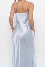 Load image into Gallery viewer, BANANA REPUBLIC x Baby Blue Silk Maxi Dress (M, L)