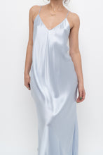 Load image into Gallery viewer, BANANA REPUBLIC x Baby Blue Silk Maxi Dress (M, L)