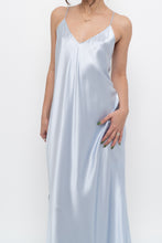 Load image into Gallery viewer, BANANA REPUBLIC x Baby Blue Silk Maxi Dress (M, L)
