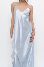 Load image into Gallery viewer, BANANA REPUBLIC x Baby Blue Silk Maxi Dress (M, L)