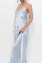 Load image into Gallery viewer, BANANA REPUBLIC x Baby Blue Silk Maxi Dress (M, L)