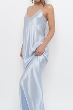 Load image into Gallery viewer, BANANA REPUBLIC x Baby Blue Silk Maxi Dress (M, L)