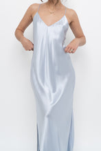 Load image into Gallery viewer, BANANA REPUBLIC x Baby Blue Silk Maxi Dress (M, L)