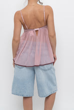 Load image into Gallery viewer, Vintage x VICTORIAS SECRET Pink, Burgundy Mesh Tank (M, L)