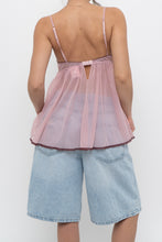 Load image into Gallery viewer, Vintage x VICTORIAS SECRET Pink, Burgundy Mesh Tank (M, L)