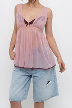 Load image into Gallery viewer, Vintage x VICTORIAS SECRET Pink, Burgundy Mesh Tank (M, L)