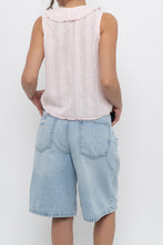 Load image into Gallery viewer, VINTON x Pale Pink Cotton Ruffle Top (S, M)