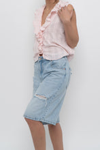 Load image into Gallery viewer, VINTON x Pale Pink Cotton Ruffle Top (S, M)