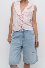 Load image into Gallery viewer, VINTON x Pale Pink Cotton Ruffle Top (S, M)