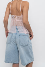 Load image into Gallery viewer, VICTORIAS SECRET x Pale Pink Mesh Rhinestone Tank (M, L)