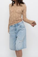 Load image into Gallery viewer, Vintage x BISOU BISOU Peach Lace Long Sleeve (S, M)