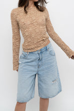Load image into Gallery viewer, Vintage x BISOU BISOU Peach Lace Long Sleeve (S, M)