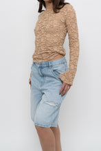 Load image into Gallery viewer, Vintage x BISOU BISOU Peach Lace Long Sleeve (S, M)