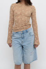 Load image into Gallery viewer, Vintage x BISOU BISOU Peach Lace Long Sleeve (S, M)