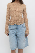 Load image into Gallery viewer, Vintage x BISOU BISOU Peach Lace Long Sleeve (S, M)