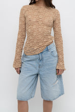 Load image into Gallery viewer, Vintage x BISOU BISOU Peach Lace Long Sleeve (S, M)
