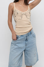 Load image into Gallery viewer, Vintage x LE CHATEAU Beaded Tank (S)