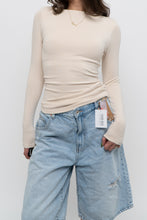 Load image into Gallery viewer, OGL x Cream Off-Shoulder Soft Padded Long Sleeve (S)