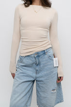 Load image into Gallery viewer, OGL x Cream Off-Shoulder Soft Padded Long Sleeve (S)