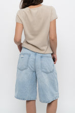 Load image into Gallery viewer, Vintage x BARNEYS Beige Cashmere Short Sleeve (XS-M)