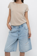 Load image into Gallery viewer, Vintage x BARNEYS Beige Cashmere Short Sleeve (XS-M)