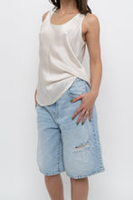Load image into Gallery viewer, VINCE x Cream Silk Shiny Tank (S)
