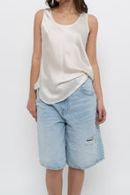 Load image into Gallery viewer, VINCE x Cream Silk Shiny Tank (S)