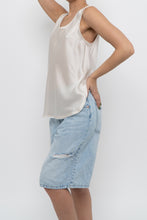 Load image into Gallery viewer, VINCE x Cream Silk Shiny Tank (S)
