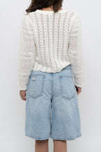 Load image into Gallery viewer, WILFRED x White Cotton Knit Cropped Cardigan (XS-L)