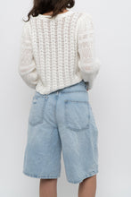 Load image into Gallery viewer, WILFRED x White Cotton Knit Cropped Cardigan (XS-L)