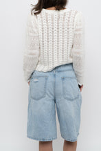 Load image into Gallery viewer, WILFRED x White Cotton Knit Cropped Cardigan (XS-L)