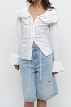 Load image into Gallery viewer, Vintage x KAPALUA White Embroidered Blouse (M)