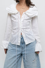 Load image into Gallery viewer, Vintage x KAPALUA White Embroidered Blouse (M)
