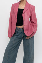 Load image into Gallery viewer, Vintage x VALERIE STEVENS Bubblegum Pink Butter Leather Jacket (XS-M)