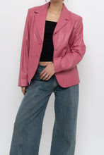 Load image into Gallery viewer, Vintage x VALERIE STEVENS Bubblegum Pink Butter Leather Jacket (XS-M)