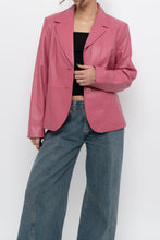 Load image into Gallery viewer, Vintage x VALERIE STEVENS Bubblegum Pink Butter Leather Jacket (XS-M)