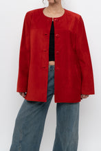 Load image into Gallery viewer, Vintage x Made in Canada x DANIER LEATHER Red Suede Jacket (XS-M)
