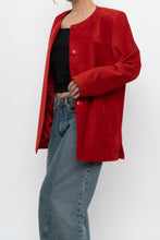 Load image into Gallery viewer, Vintage x Made in Canada x DANIER LEATHER Red Suede Jacket (XS-M)