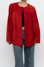 Load image into Gallery viewer, Vintage x Made in Canada x DANIER LEATHER Red Suede Jacket (XS-M)