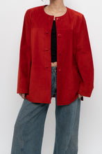Load image into Gallery viewer, Vintage x Made in Canada x DANIER LEATHER Red Suede Jacket (XS-M)