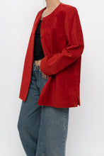 Load image into Gallery viewer, Vintage x Made in Canada x DANIER LEATHER Red Suede Jacket (XS-M)