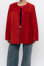 Load image into Gallery viewer, Vintage x Made in Canada x DANIER LEATHER Red Suede Jacket (XS-M)