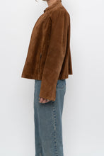 Load image into Gallery viewer, Vintage x VALERIE STEVENS Camel Suede Leather Jacket (S, M)