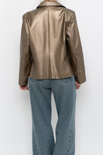 Load image into Gallery viewer, Vintage x CLEO Bronze Cropped Leather Jacket (XS-M)