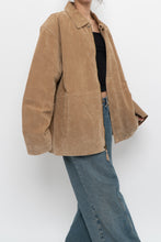 Load image into Gallery viewer, Vintage x STORMTECH Beige Suede Leather Jacket (S-L)