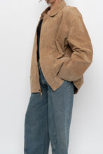 Load image into Gallery viewer, Vintage x STORMTECH Beige Suede Leather Jacket (S-L)