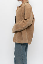 Load image into Gallery viewer, Vintage x STORMTECH Beige Suede Leather Jacket (S-L)