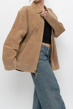 Load image into Gallery viewer, Vintage x STORMTECH Beige Suede Leather Jacket (S-L)