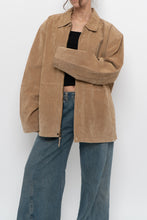 Load image into Gallery viewer, Vintage x STORMTECH Beige Suede Leather Jacket (S-L)